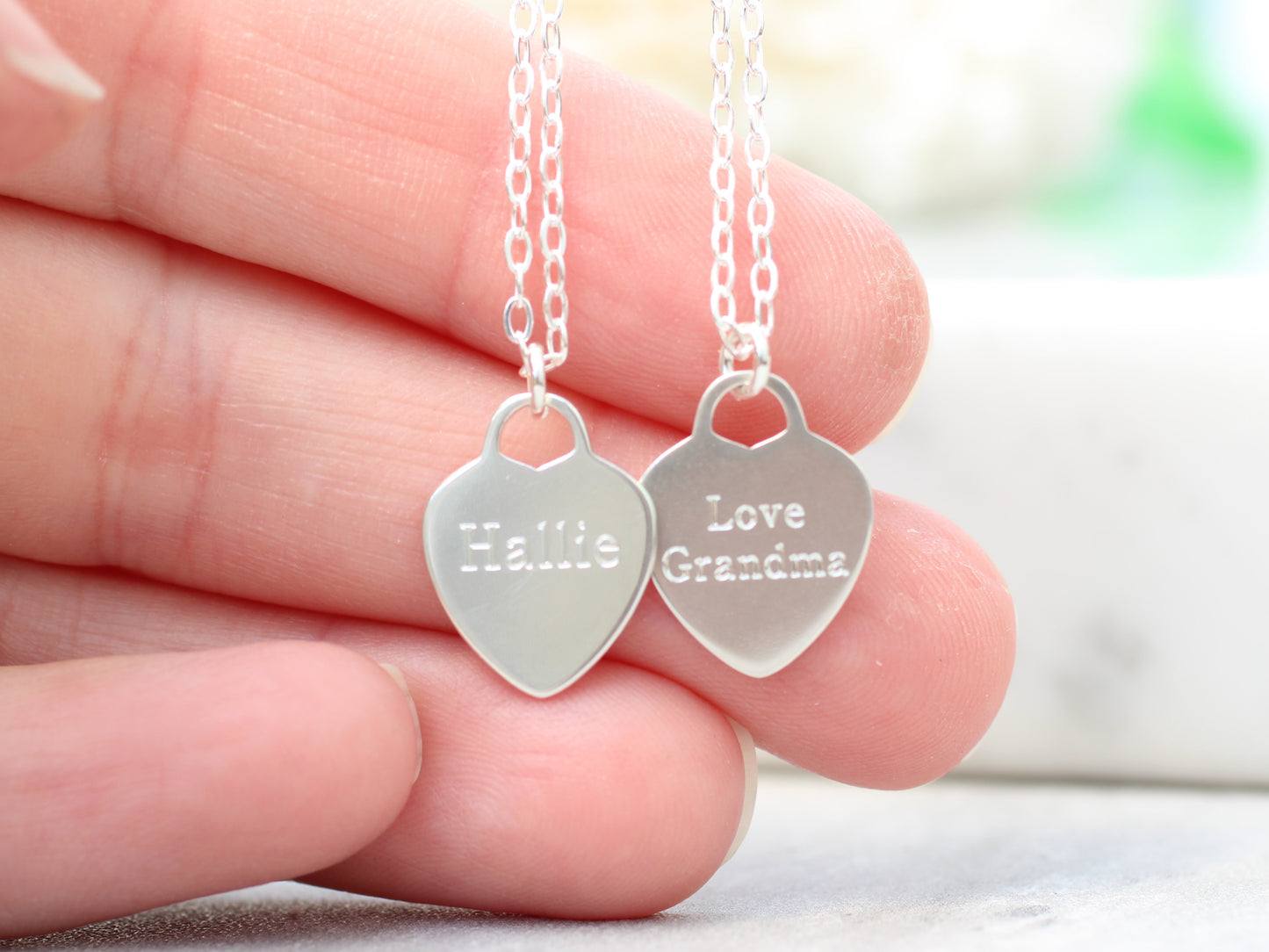 Personalised pendant necklace for Granddaughter.