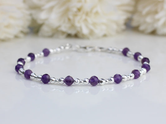 genuine amethyst bracelet