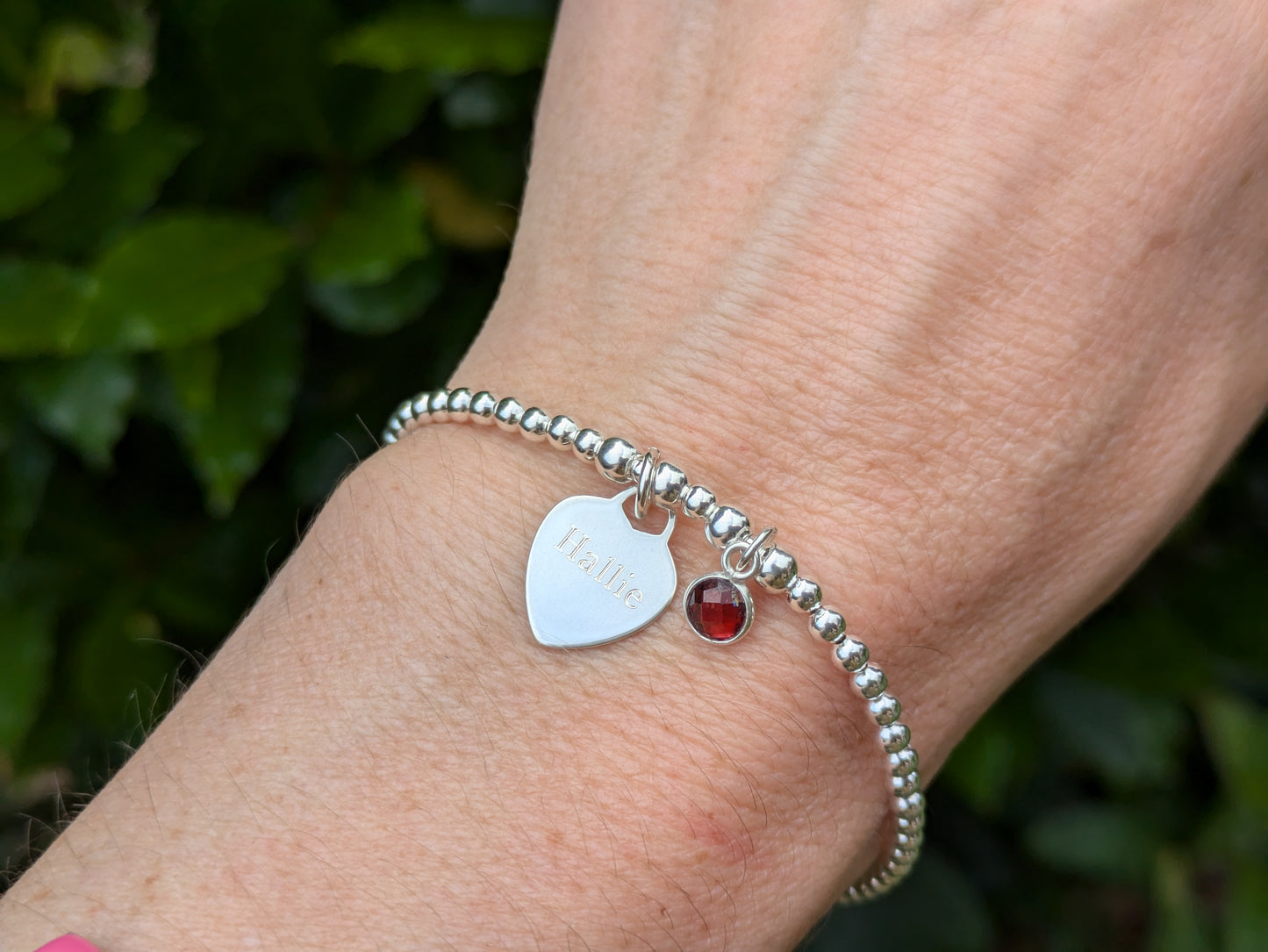 Birthstone bracelet for Granddaughter.