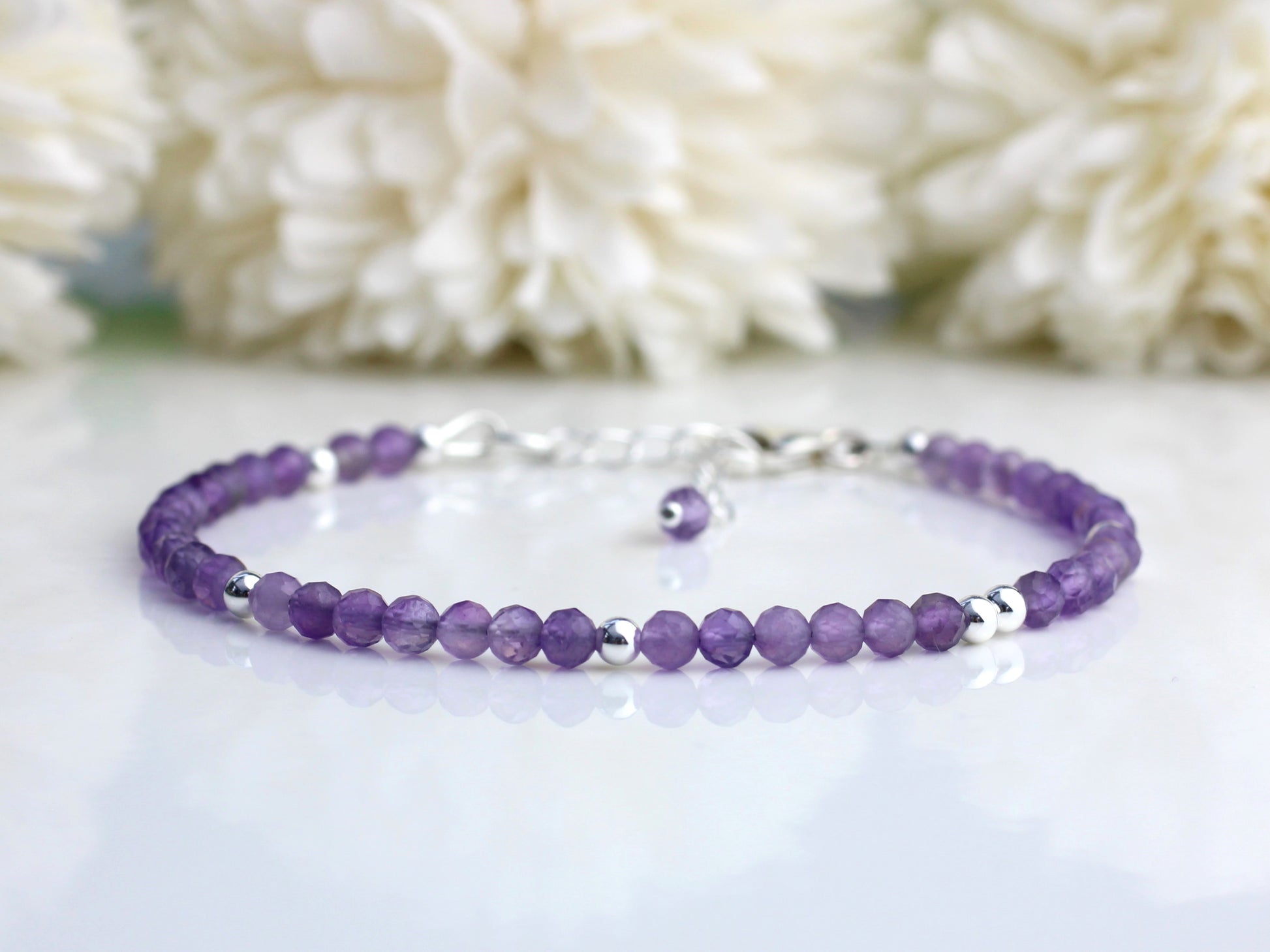 amethyst gemstone bracelet