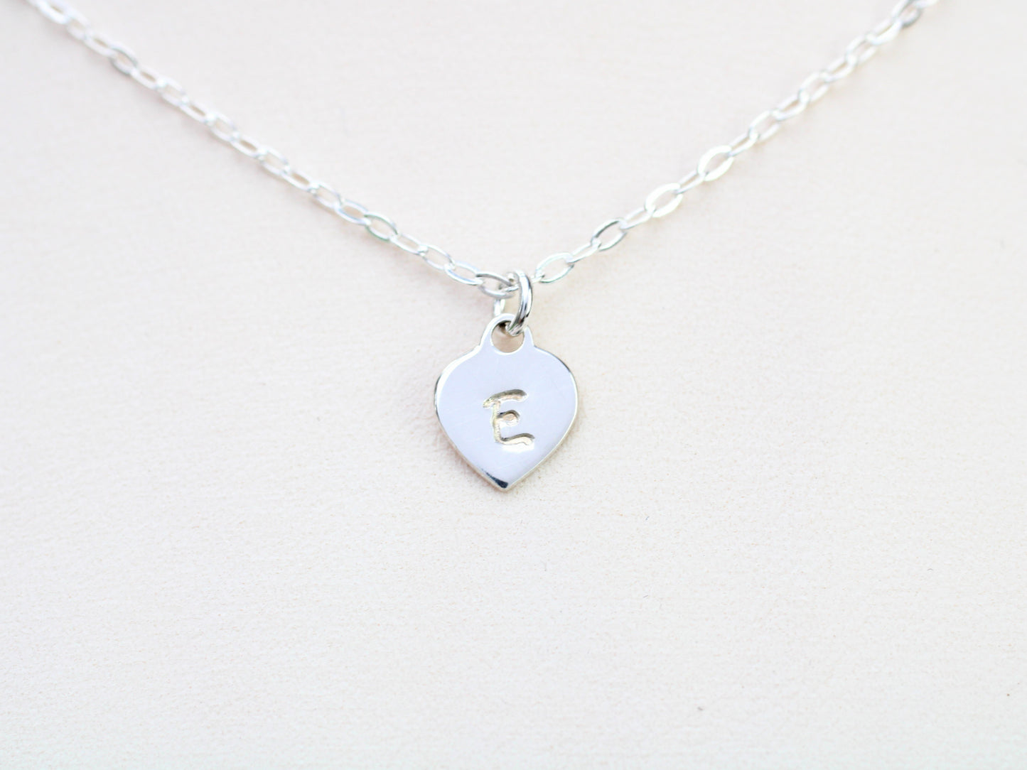 initial necklace for valentines day