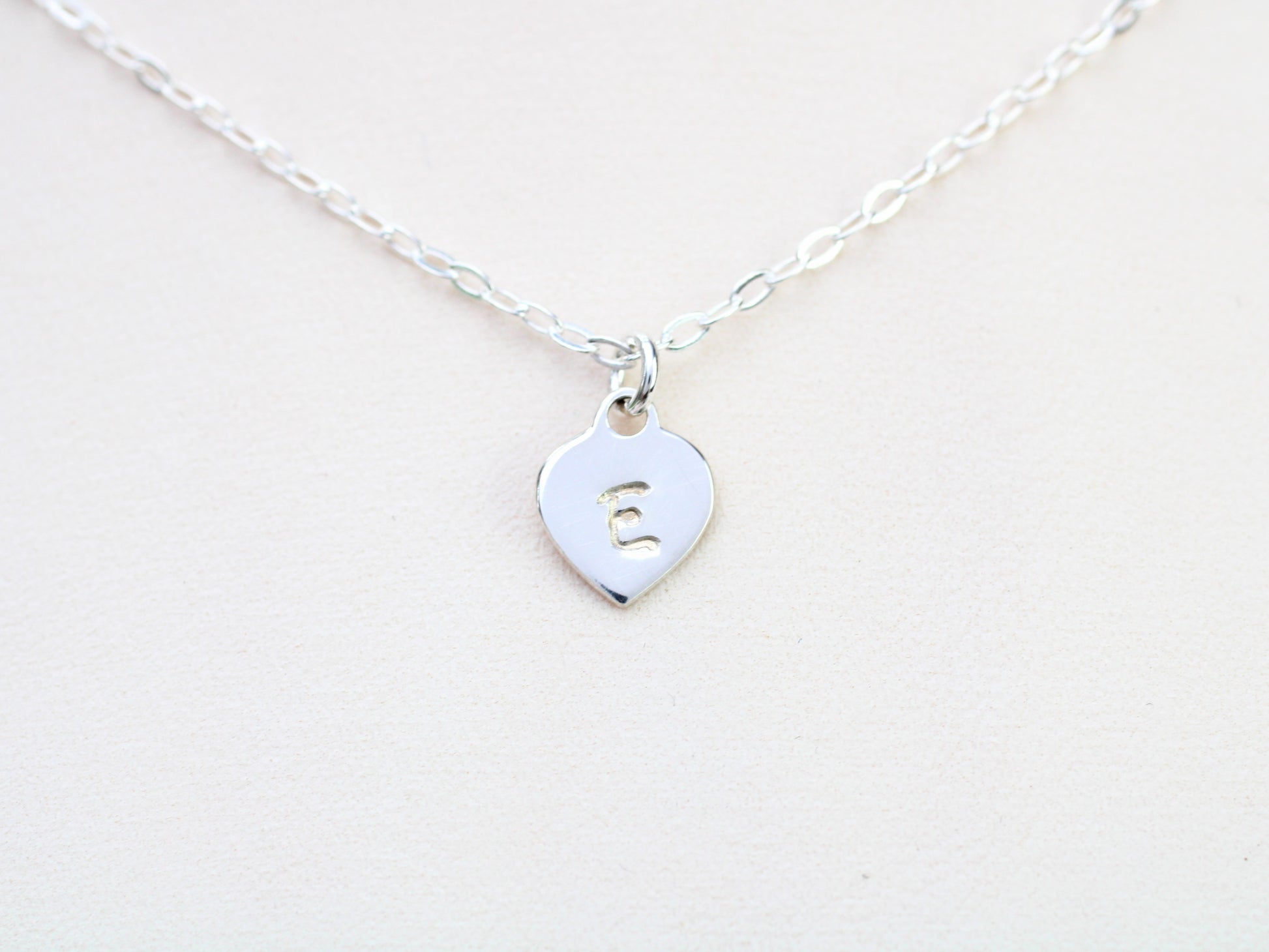 initial necklace for valentines day