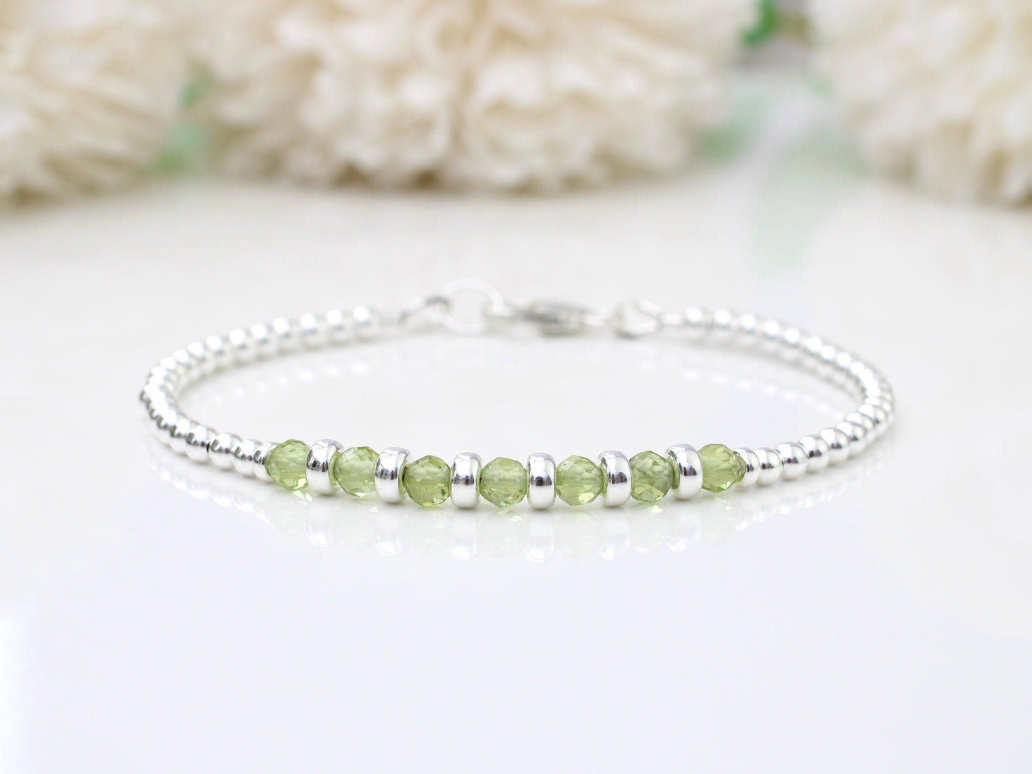 peridot bracelet