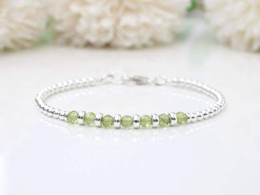 peridot bracelet