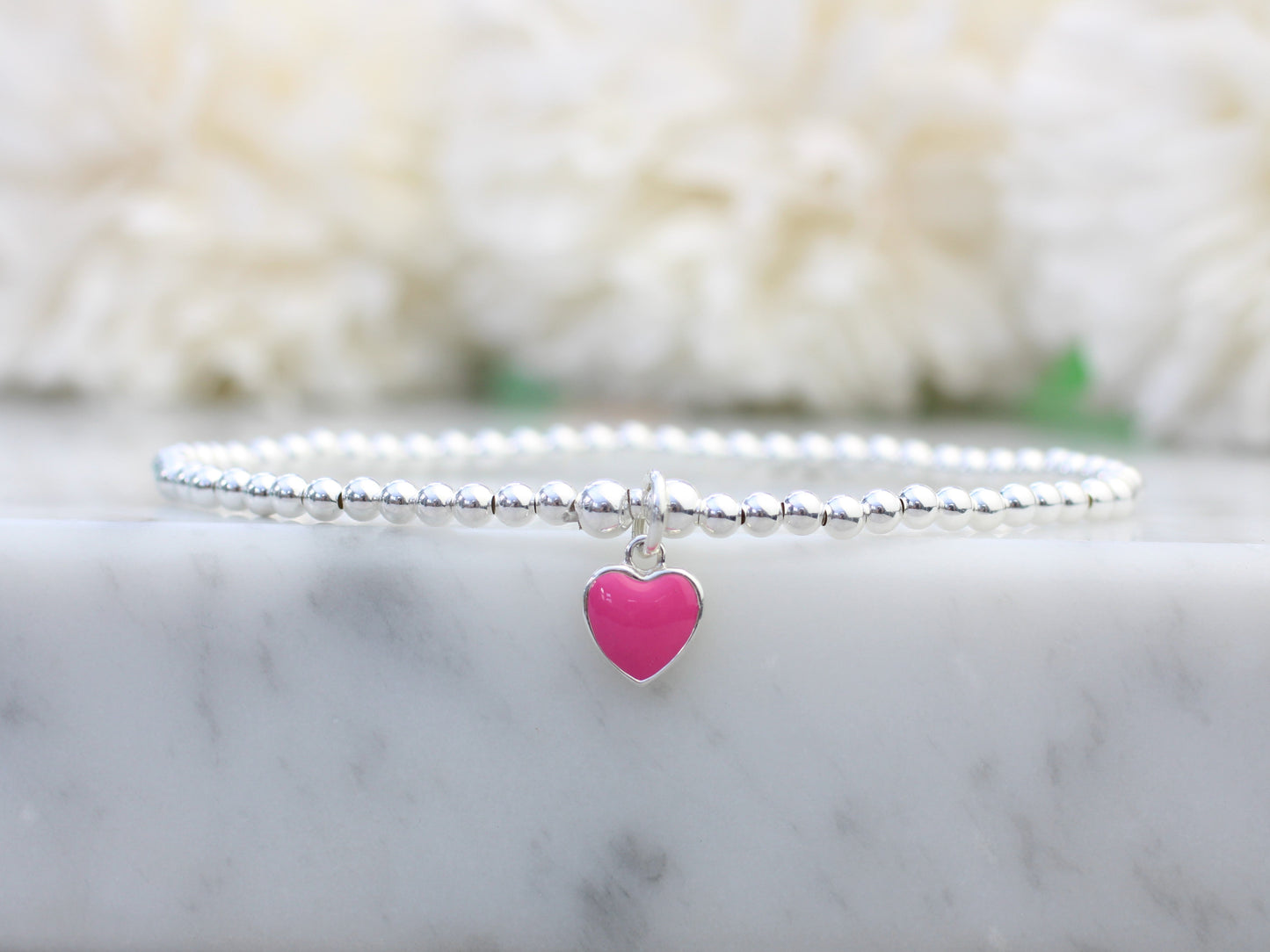 pink charm girlfriend bracelet