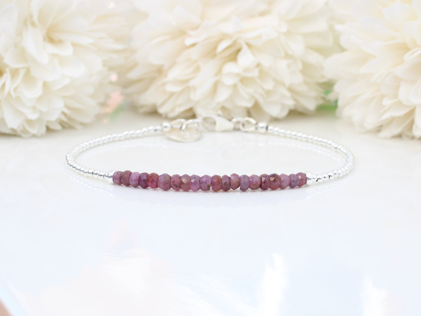 pink ruby bracelet