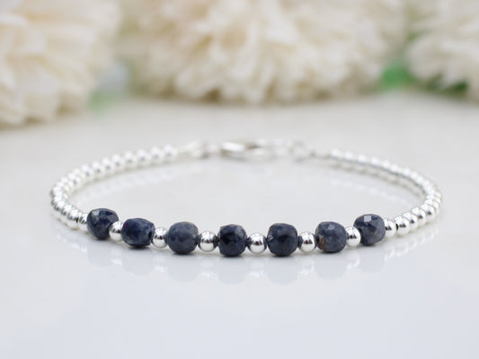 sapphire milestone bracelet