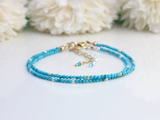 skinny turquoise bracelet