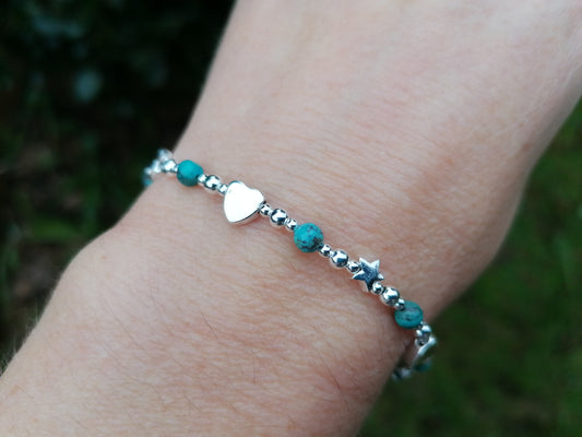 turquoise gemstone bracelet