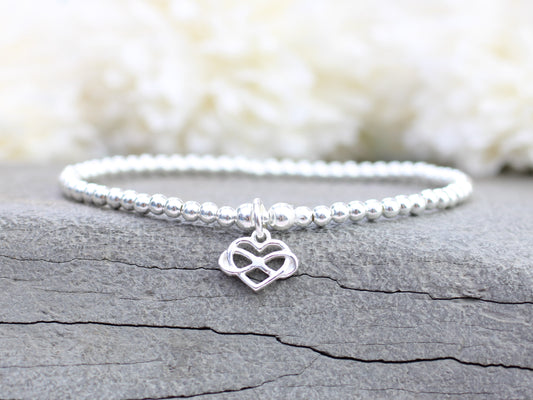 valentines infinity bracelet