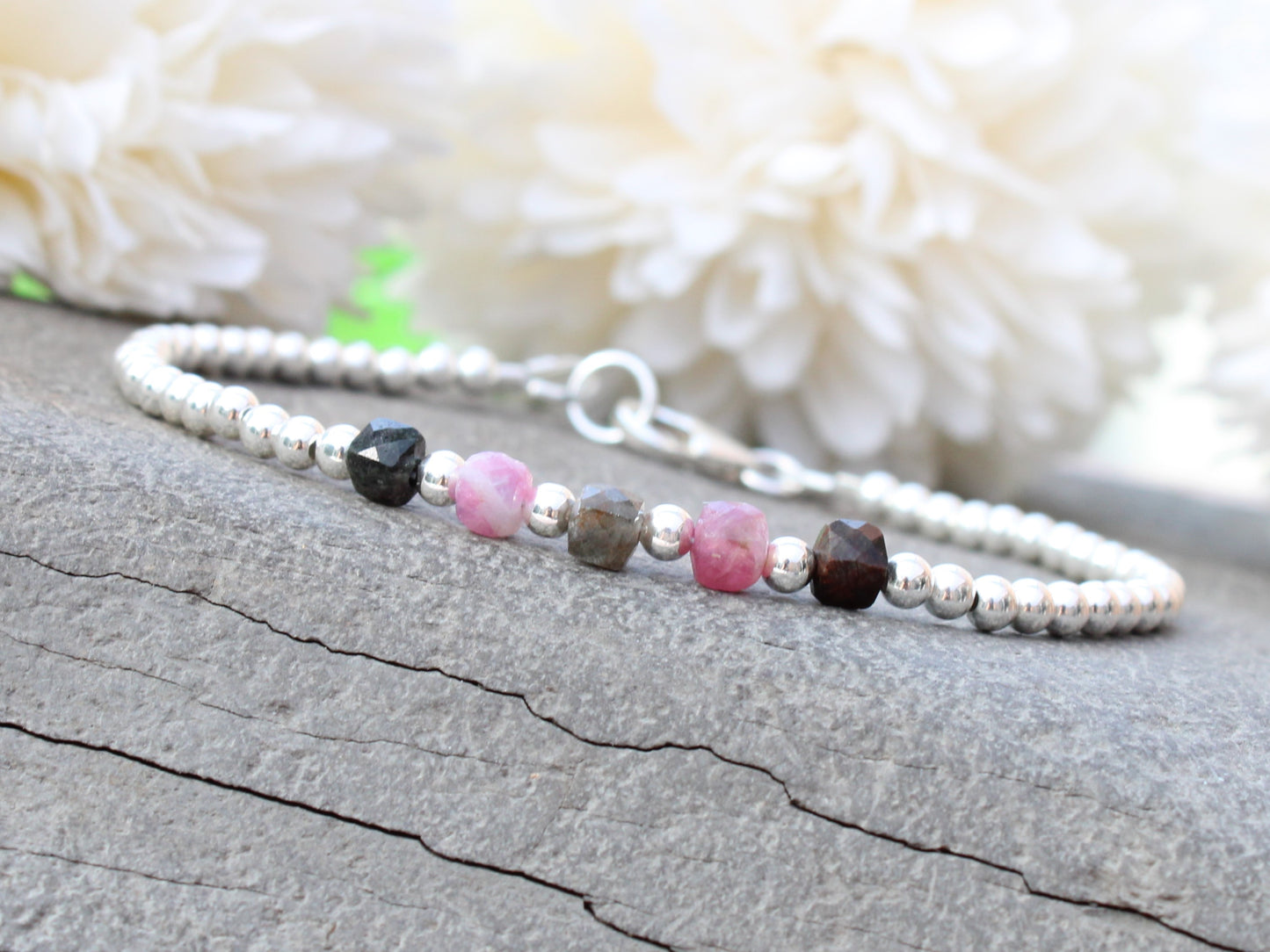 Tourmaline milestone bracelet.